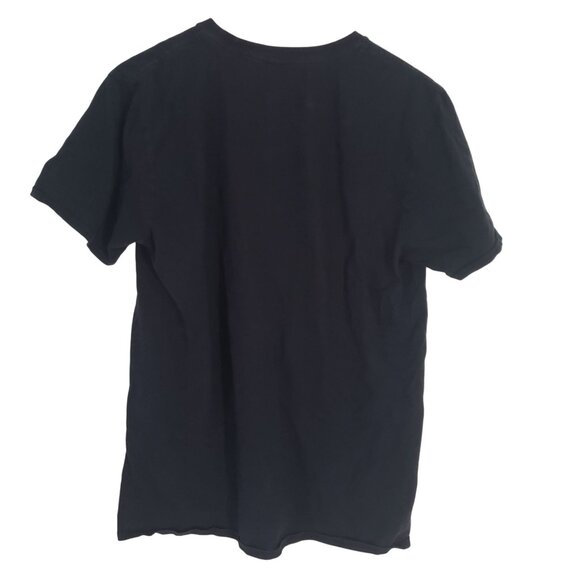 Tom & Jerry Black Graphic T-Shirt Cotton Unisex Size M Classic Cartoon Print - Picture 2 of 4